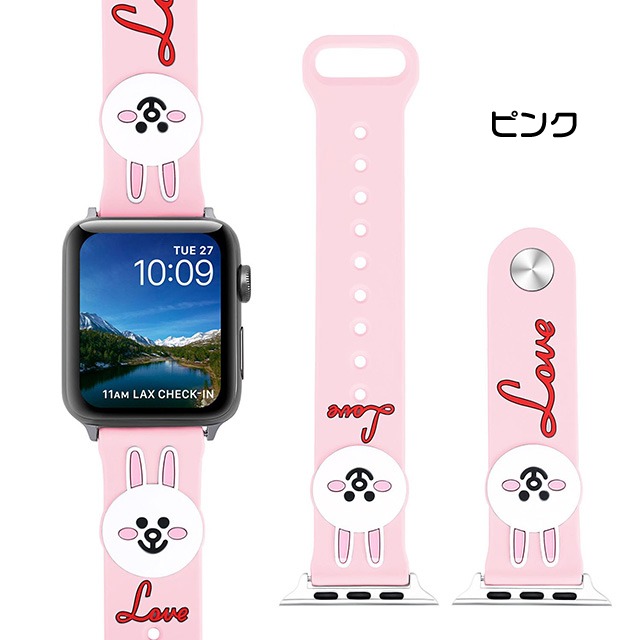 うさぎ キュート イラスト アップルウォッチ 替えベルト バンド ホワイト グレー ピンク ローズピンク Apple Watch Belt 38mm 42mm 40mm 44mm Nw654 Loverytrading うさぎ キュート イラスト アップルウォッチ 替えベルト バンド ホワイト グレー ピンク ローズピンク Apple Watch Belt 38mm 42mm 40mm 44mm Nw654 Loverytrading