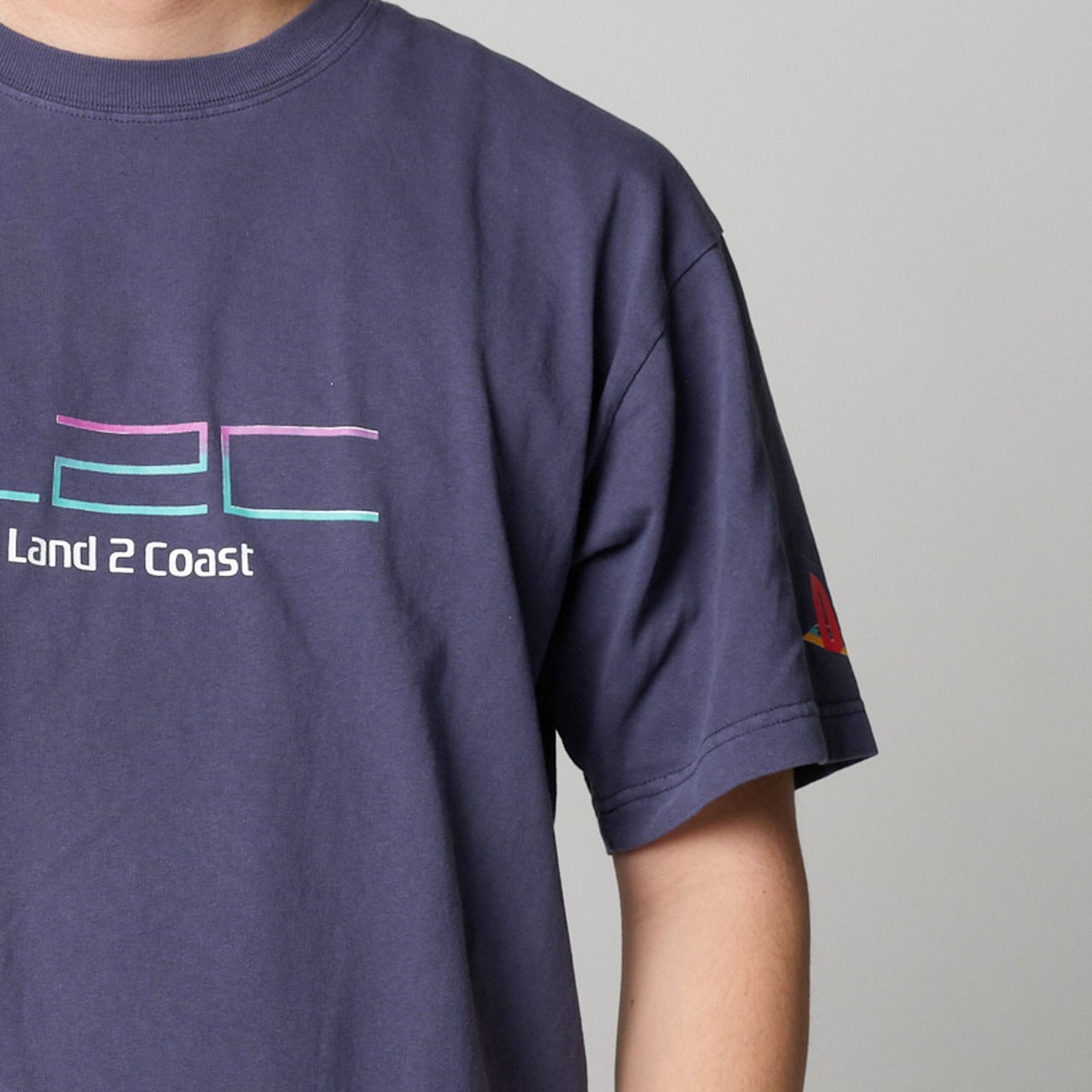 【DARGO】"Land 2 Coast"  Heavy Weight Pigment Dyed T-shirt