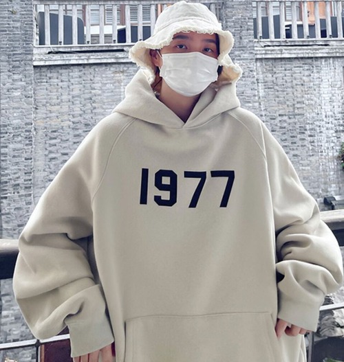 number logo over size hoodie HD0093
