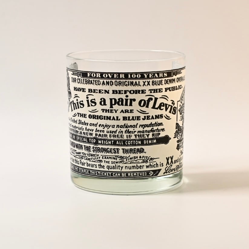 70's Vintage Levi's ギャラチケ Whiskey Glass NOS | Button 70's Vintage Levi's ギャラチケ Whiskey Glass NOS | Button