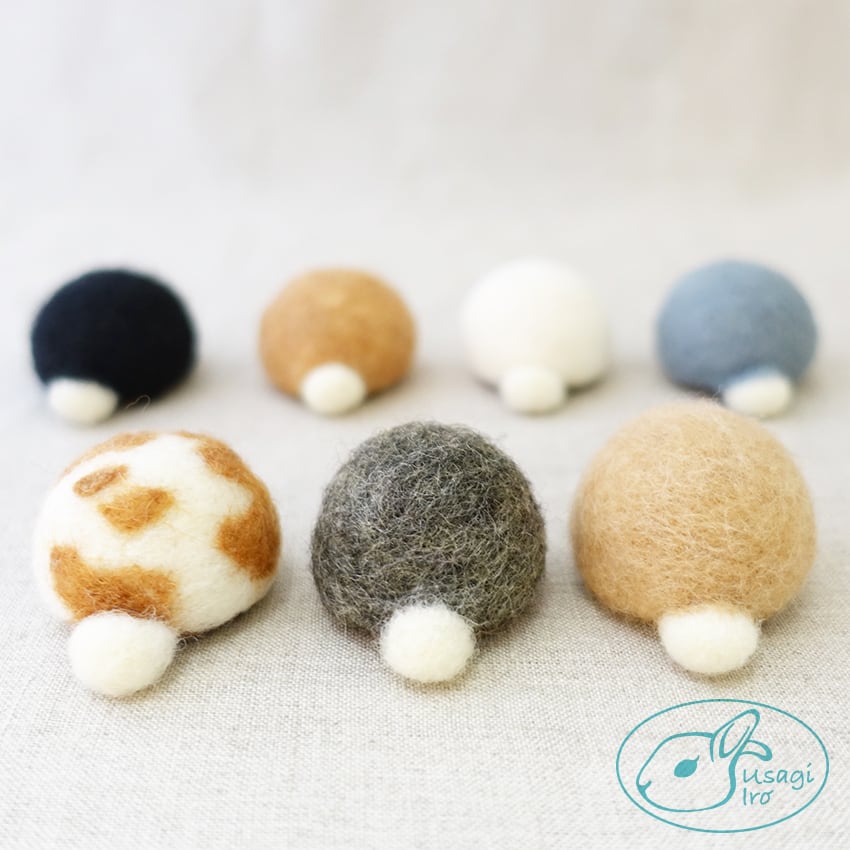 羊毛フェルト うさぎ 【うさけつ（マグネット）】選べる2個セット