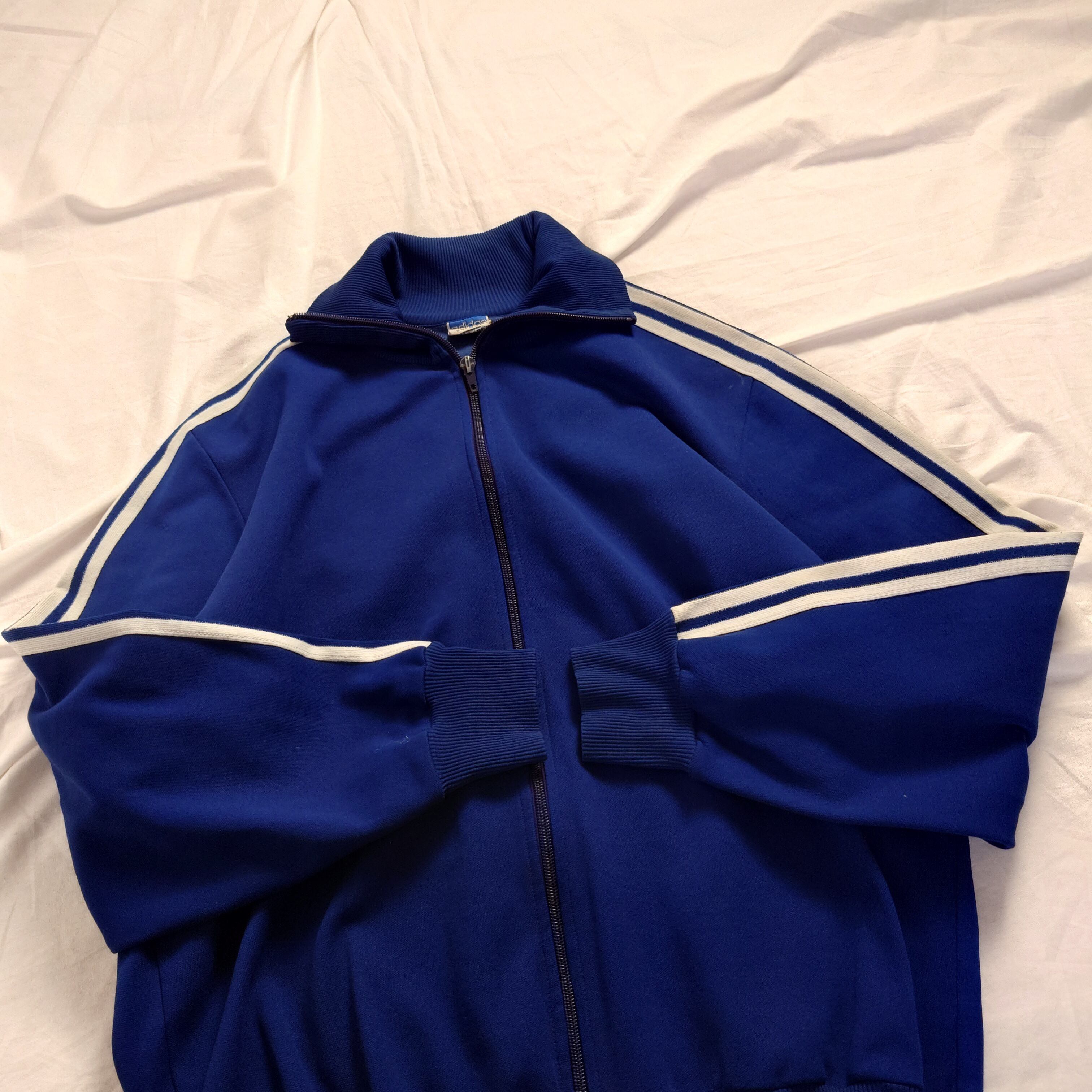 60～70s】adidas アディダス トラックジャケット 西ドイツ 無地 6