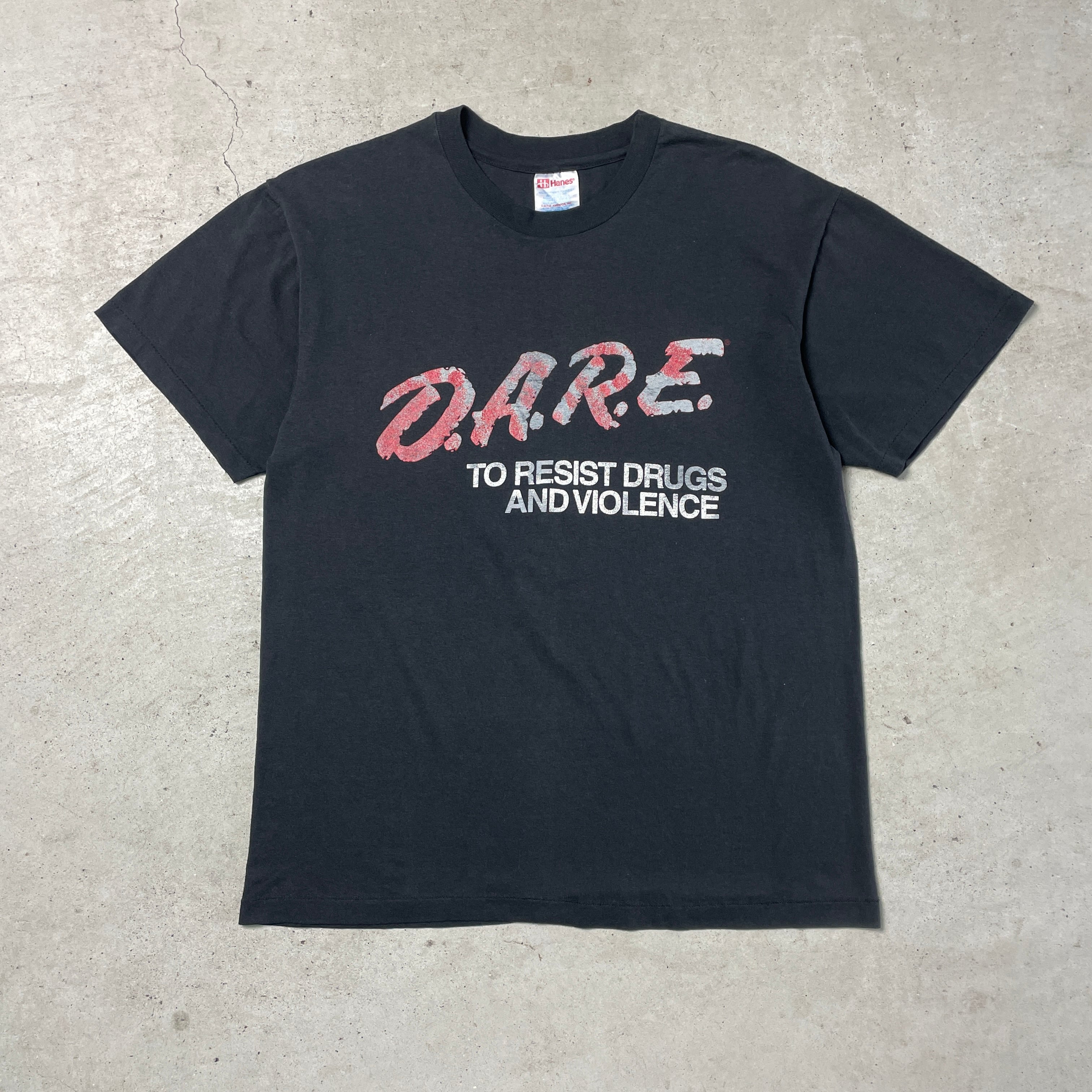 90年代 DARE プリントTシャツ USA製 メンズM ヴィンテージ /eaa329613