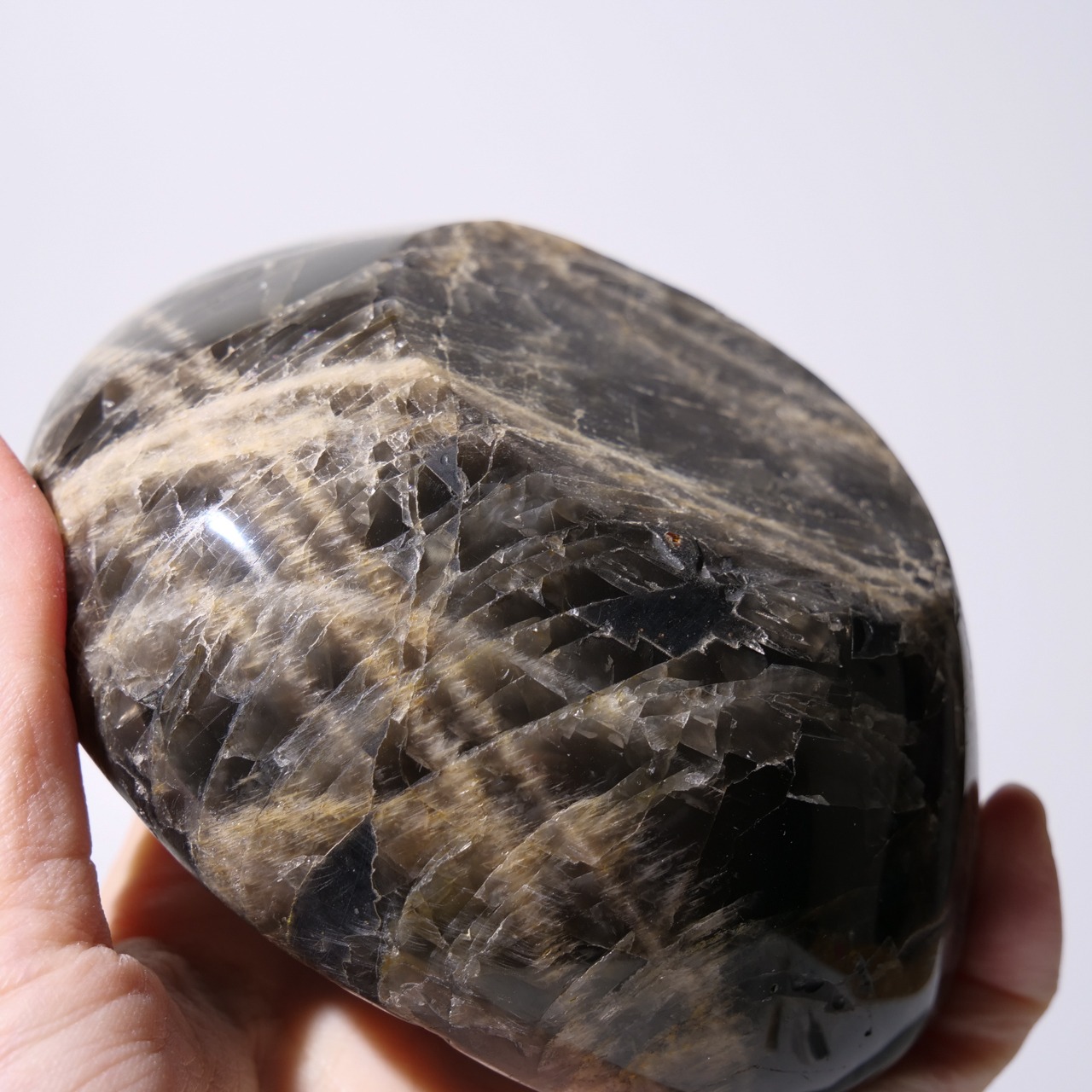 ブラック ムーンストーン / お皿 ボウル【ラウンド】