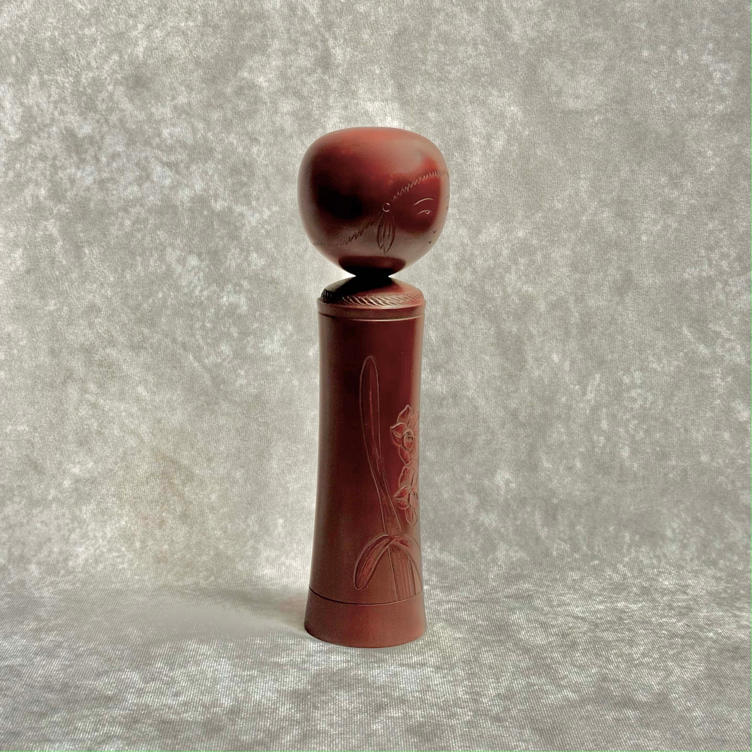 伝統工芸「鎌倉彫こけし」(No.56)