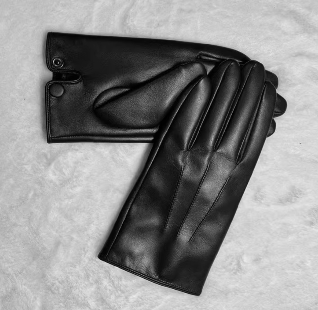 【艶暖掌感】ラムレザーグローブ(タッチスクリーン対応)