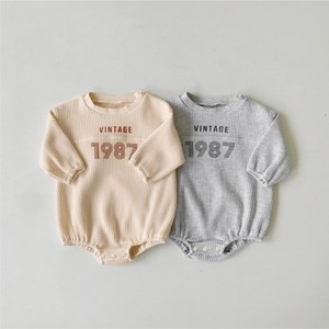【BABY】ワッフル1987ロンパース