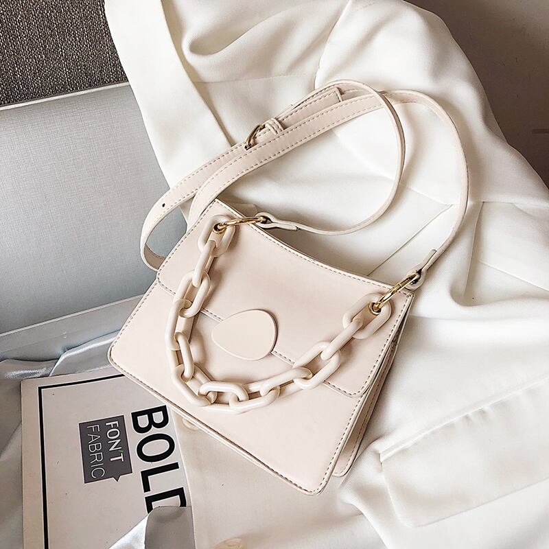 バッグレディースバッグ2020夏ニューウェーブテクスチャーワイルドチェーンメッセンジャーバッグネットレッドファッションショルダースモールスクエアバッグ Tiancai_Wing_Bag4718706