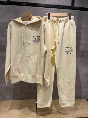 【アイボリー】original長袖ZIPセットアップ