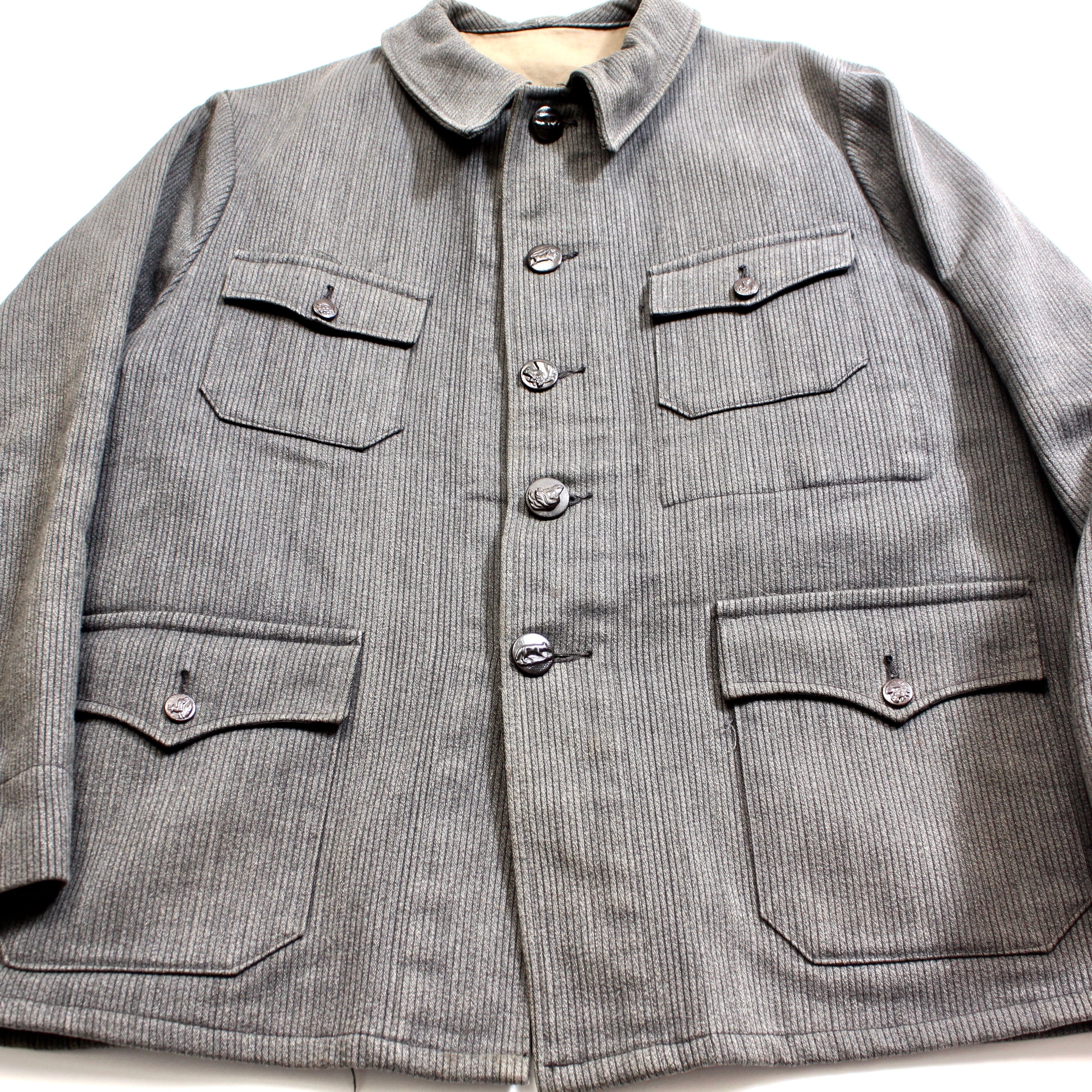 着丈76cm1940's French pique hunting jacket