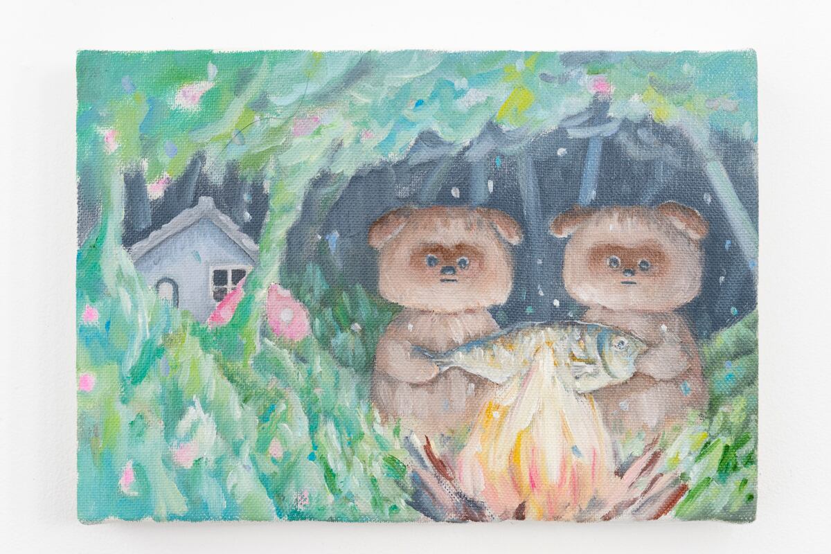 「オモテナシ（焼き魚）Ⅱ」 柴田貴史 作