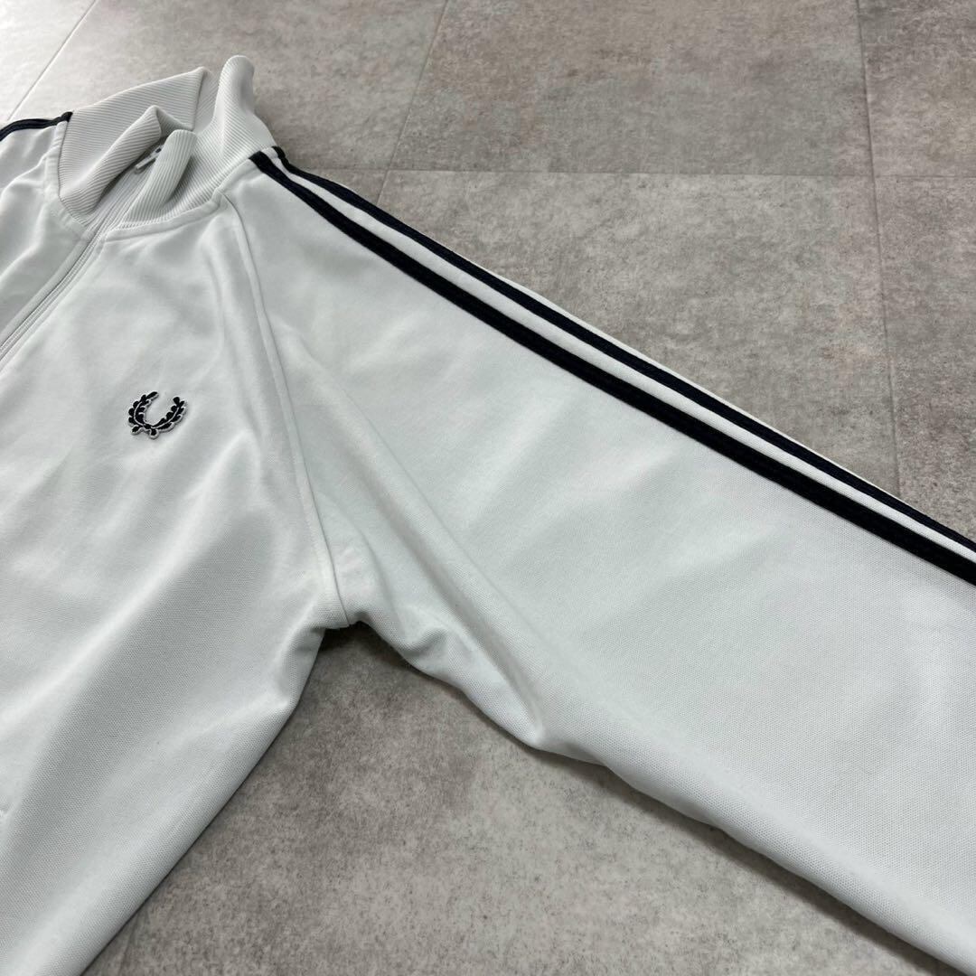 フレッドペリー FRED PERRY トラックジャケット Y2K ジャージ 白