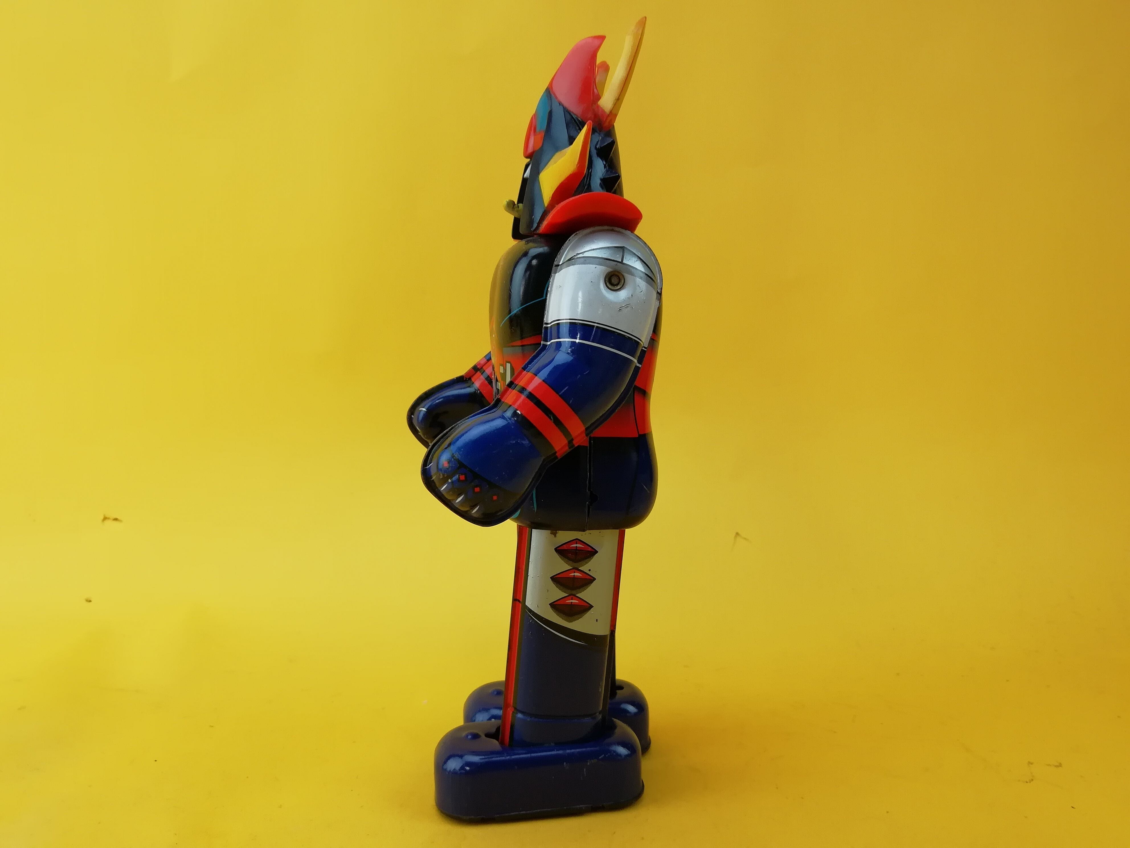 珍品]ポピー あるくあるく ゼンマイロボット 勇者ライディーン ブリキ