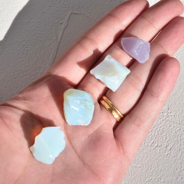 インドネシア産アンダラクリスタル原石  ちびっこアンダラいっぱいセットB