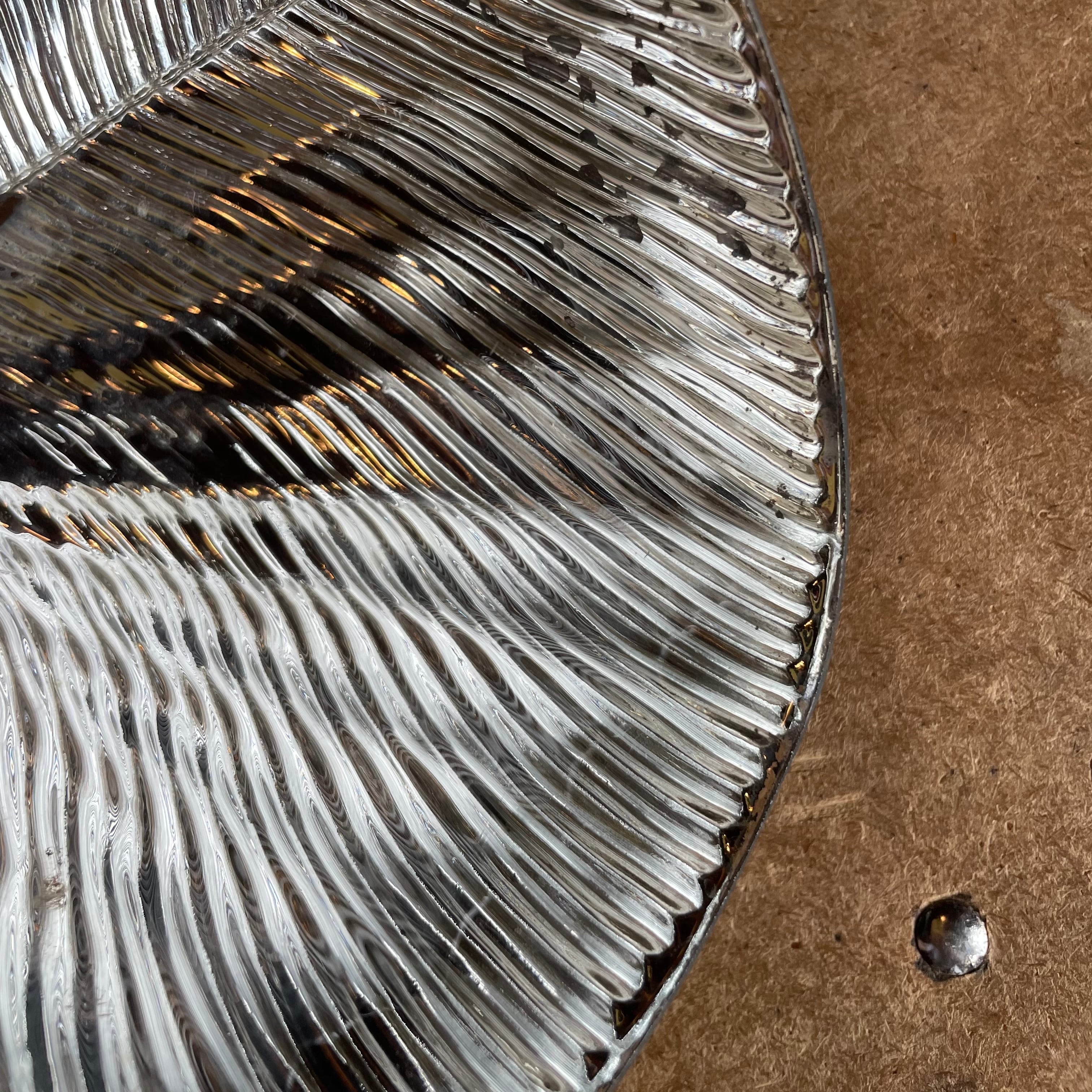 1920's~ アンティーク X-Ray マーキュリーガラス シェードのみ