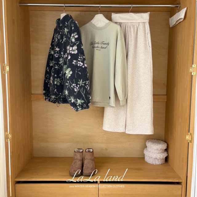 《予約》lala land ¨ adult) mom ribbed mink pants