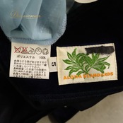 フラダンス 衣装 ALOHA STANDARDS アロハスタンダード ワンピース ドレス ネイビー系 ベロア生地 花柄 植物柄 オーガンジー生地 フリル ハワイアン アロハ フラ ダンス レッスン 練習 透け感 シースルー ボリューミー 光沢感 高級感 紺 青 水色 紫 黄緑 ブルー系 パープル系 グリーン系 華やか かわいい おしゃれ 上品 大人っぽい