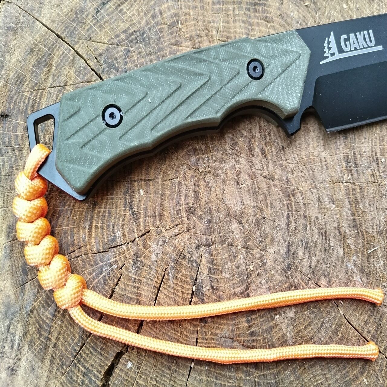 GAKUナイフ用ストラップ（スネークノット） | GAKU Bushcraft