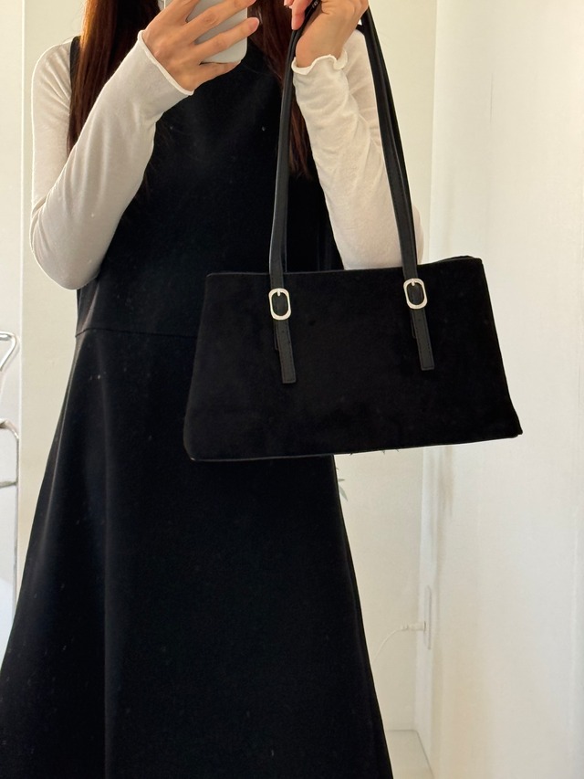 (即納) Fil. / Suede classic sholder bag 2color