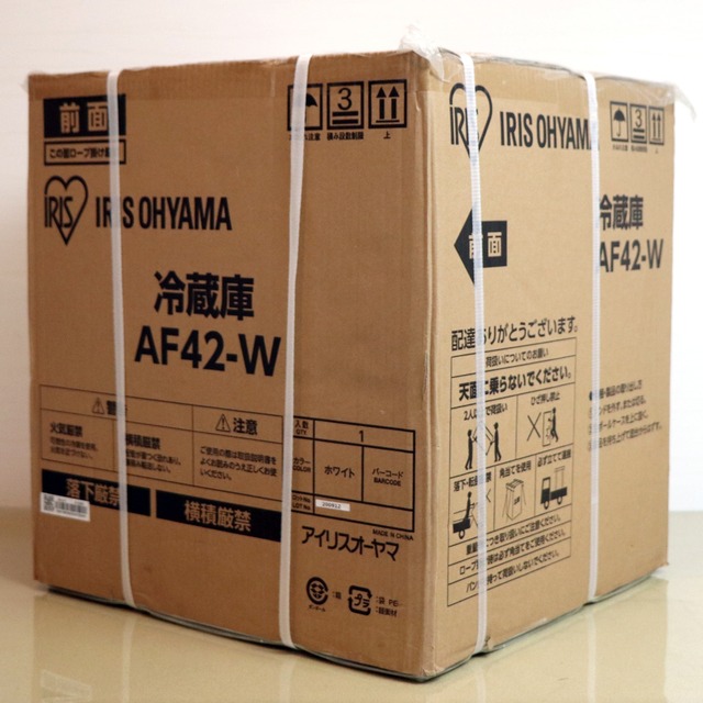 アイリスオーヤマ・冷蔵庫・AF42-W・未開封品・2020年製・No.200708-659・梱包サイズ160