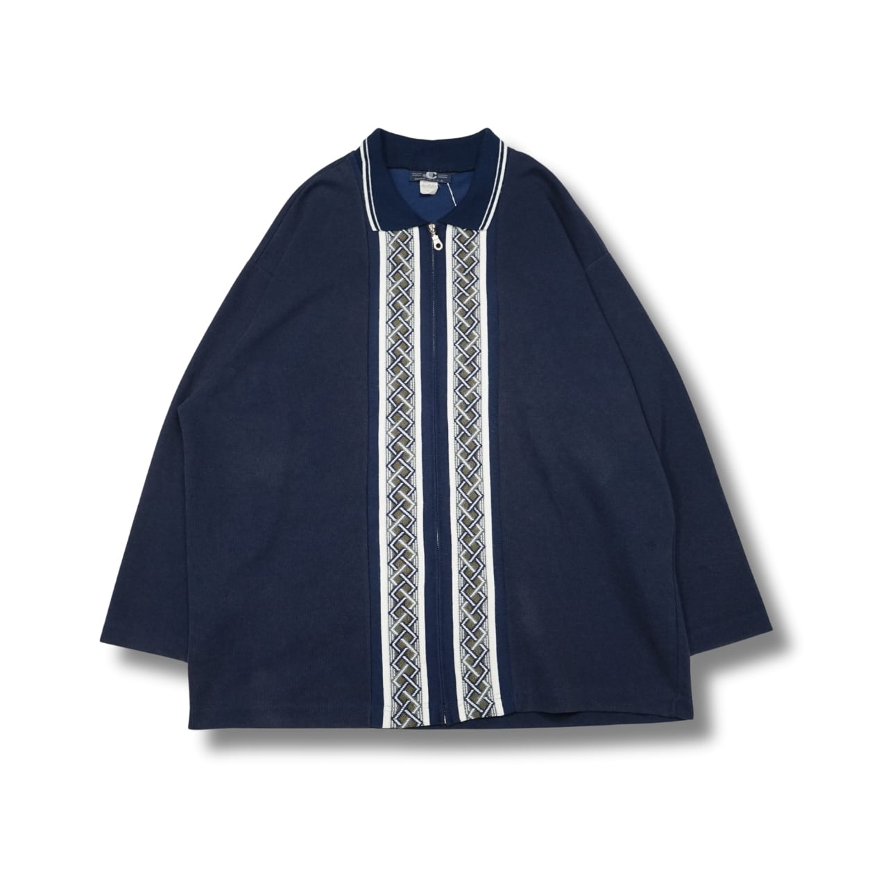 MADE IN U.S.A. ドライバーズニット ジップアップニット(表記XXL・実寸XXL相当)|NA525