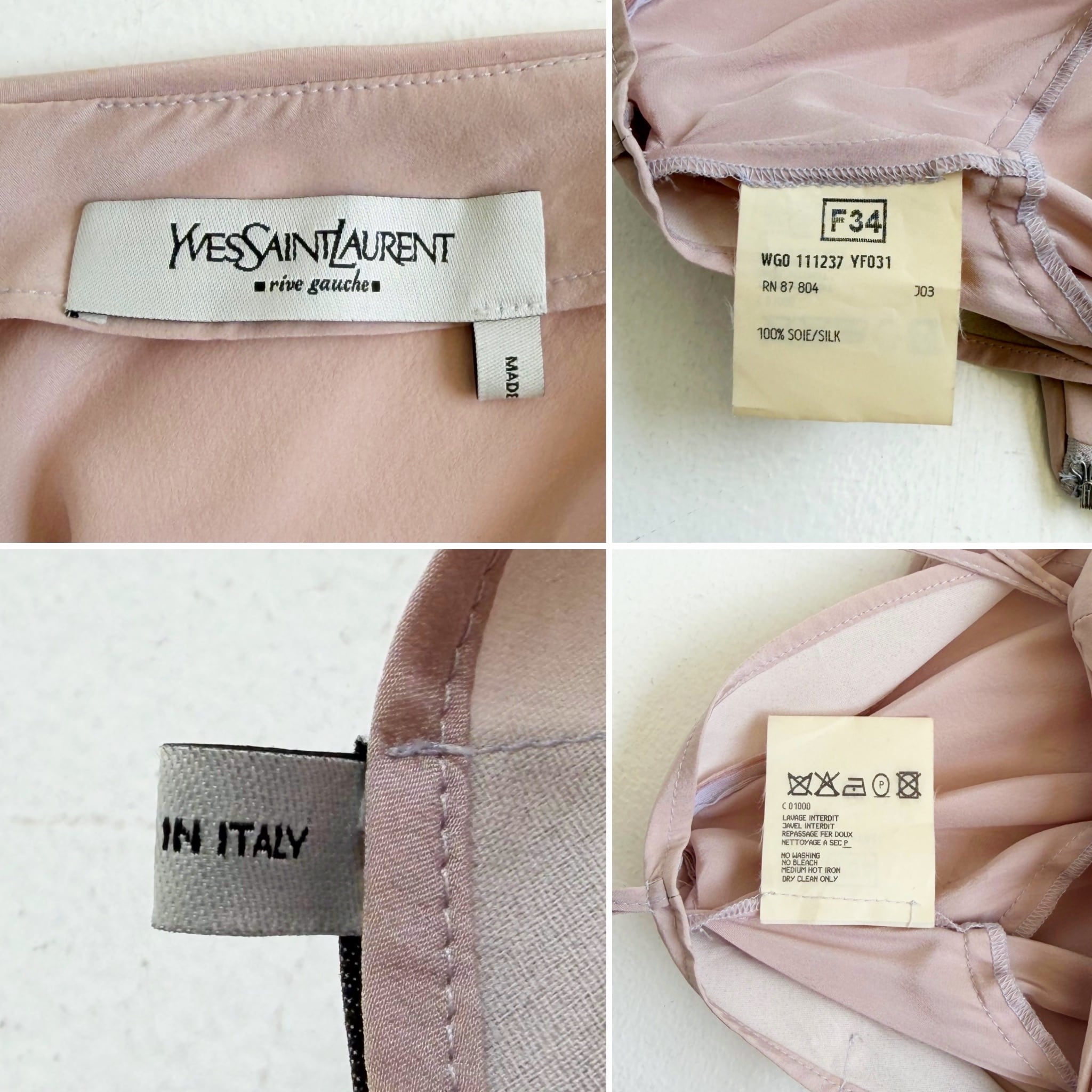 YvesSaintLaurent rive gauche silk skirt | TOKYO LAMPOON online shop