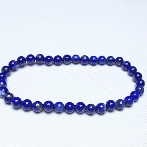 ラピスラズリ ブレスレット 5mm 一点物 メール便可 [M便 1/10] 111-48455