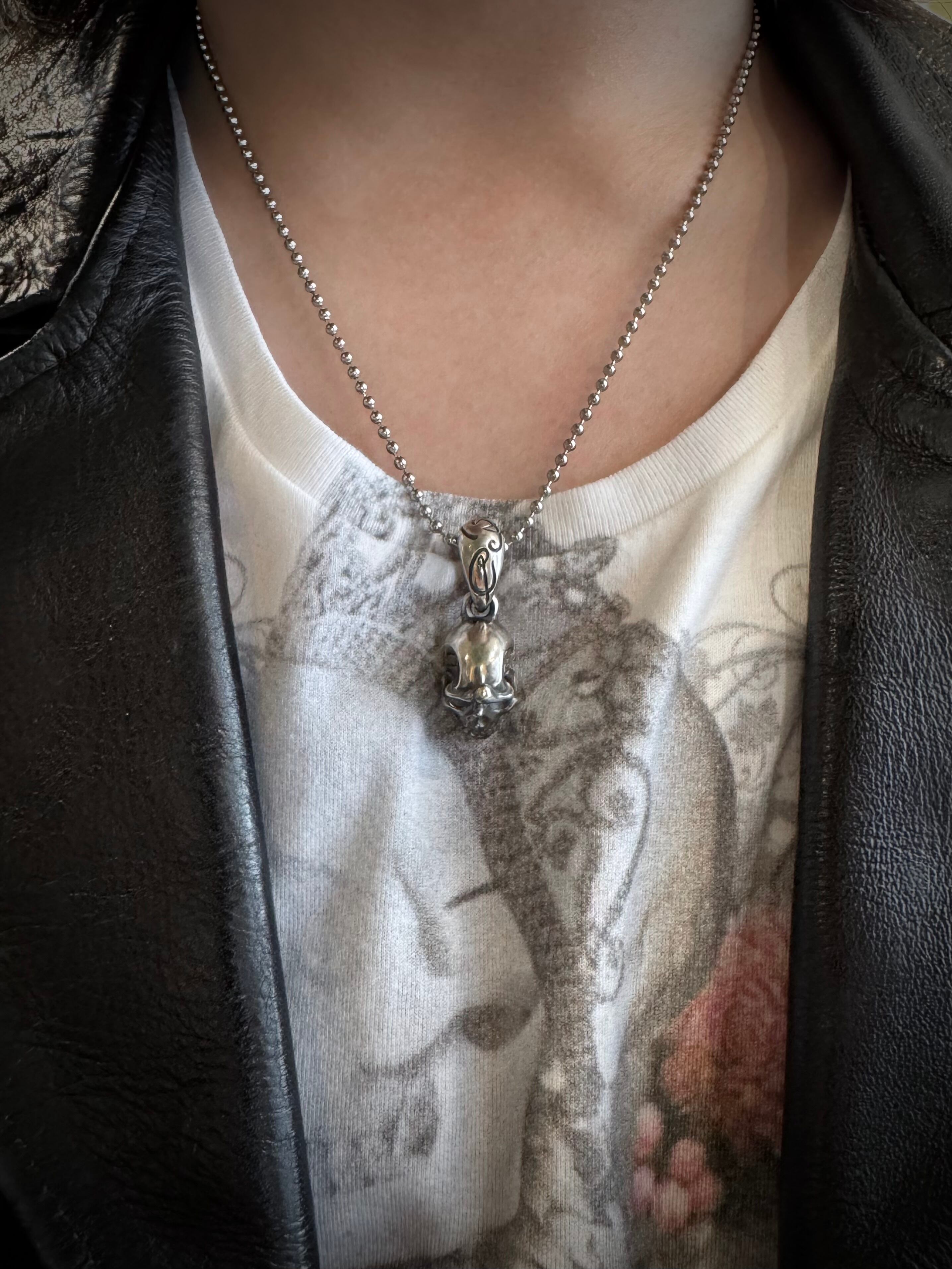 ひ*し様 ラットレース　クライベイビースカルトップ　ボールチェーンセット。 ラットレース - Cry Baby Skull Top – RAT RACE OFFICIAL STORE