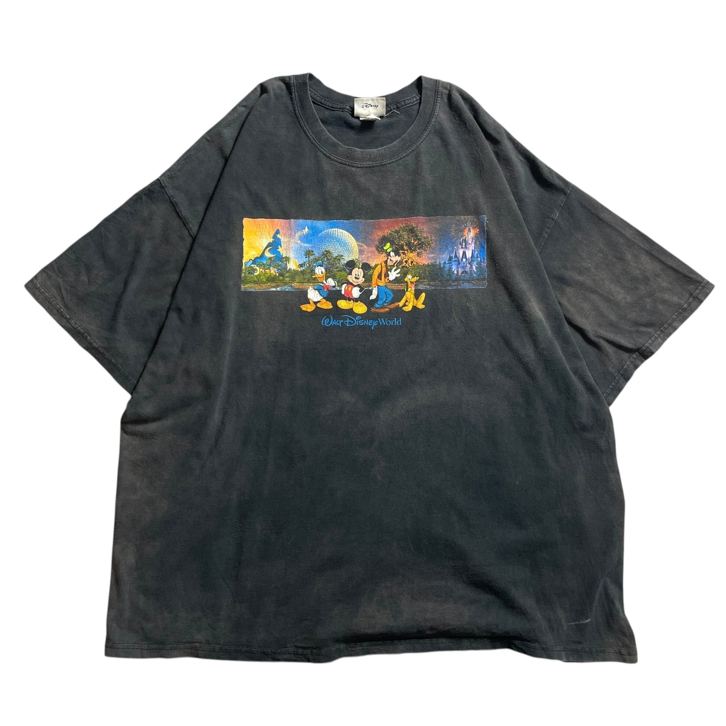 90s-00s Disney ミッキー フェード vintage T-shirt