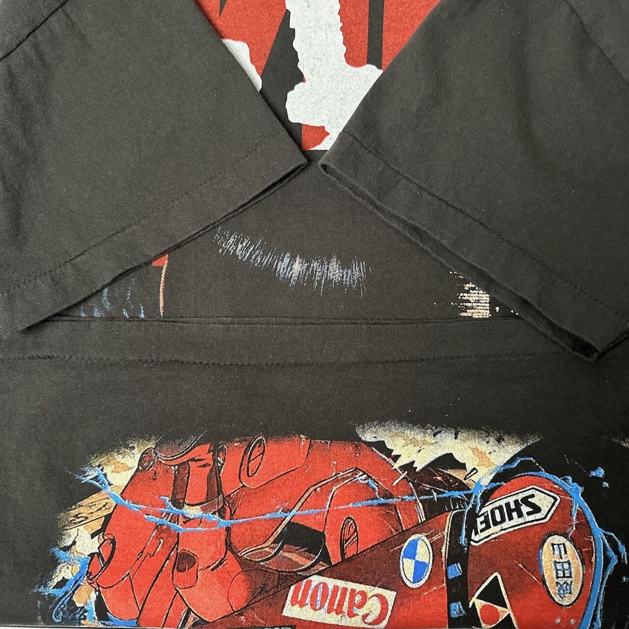 アニメT 両面プリント AKIRA アキラ シングルステッチ すみ黒 T アニメT 両面プリント AKIRA アキラ シングルステッチ すみ黒 T