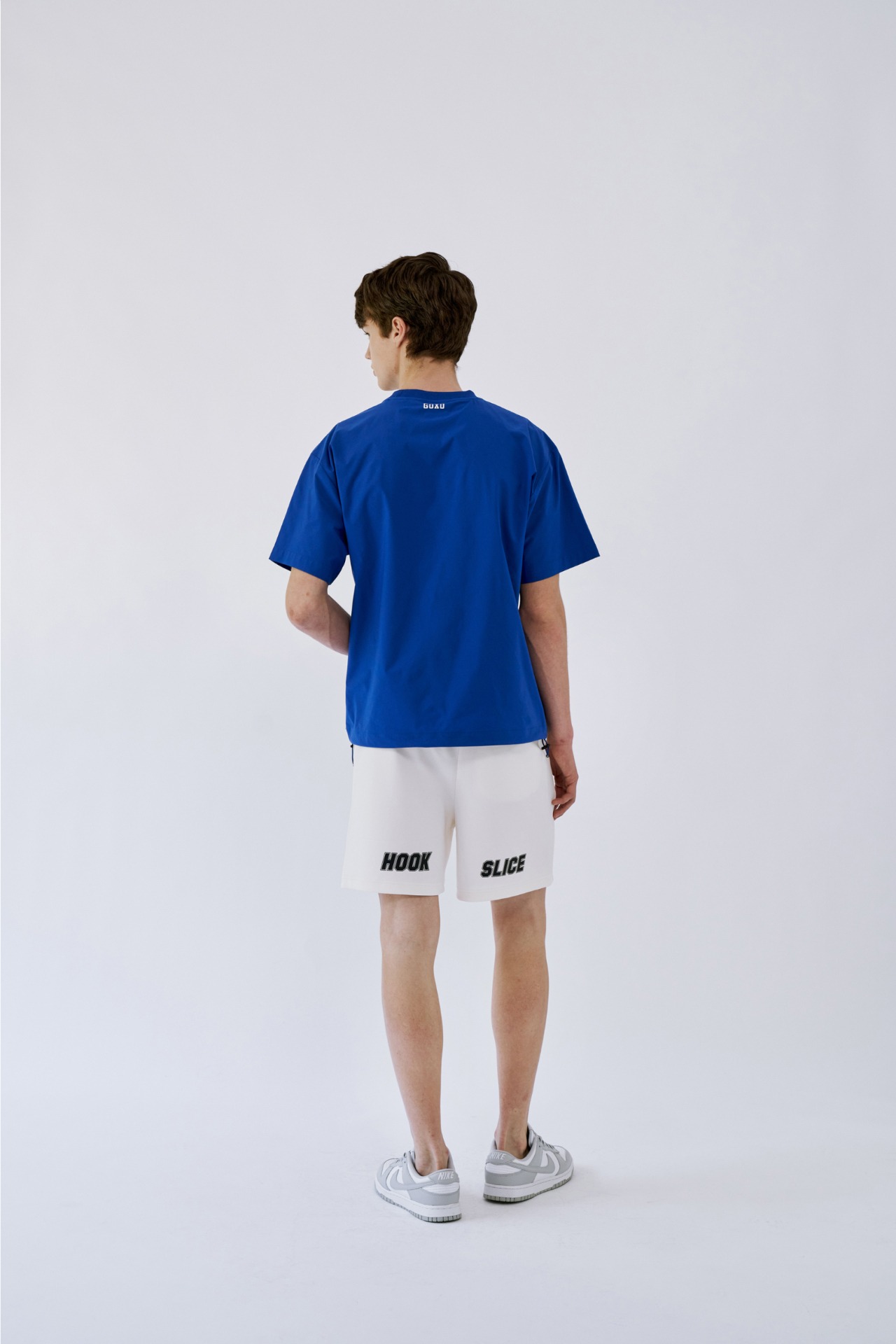 GOXO ゴーエックスオー フックスライススポーツフィットショートパンツ ホワイト ユニセックス