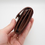 コンパクト3つ折り財布　茶