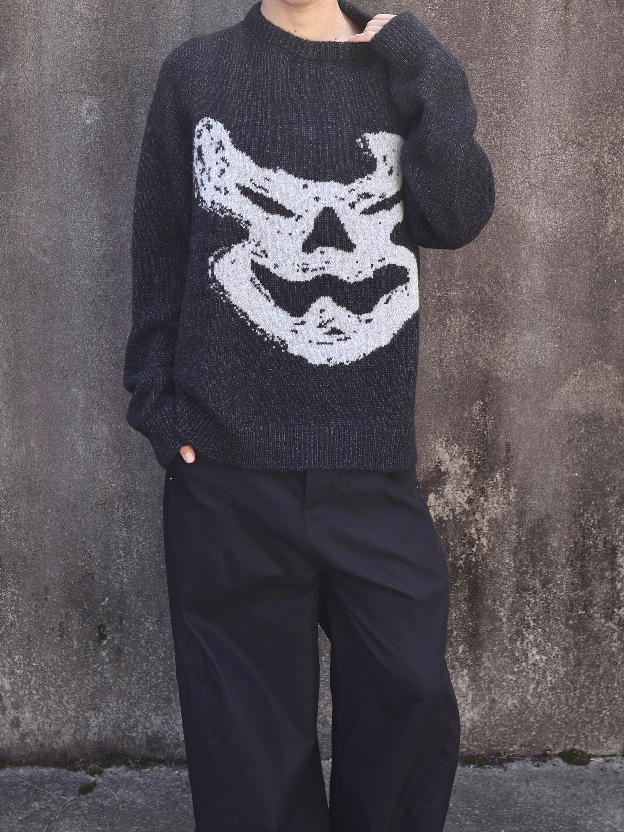 【26aw/ROLDSKOV】dean crewneck black monstro