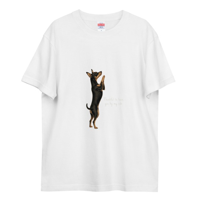 ≪Thankfulブラック＆タン≫ハイクオリティーTシャツM012