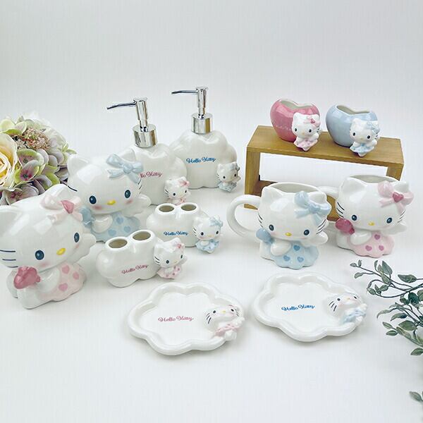 サンリオ ハローキティ エンジェル 貯金箱(ブルー) Sanrio