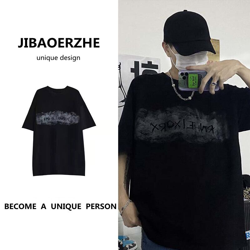 サマールーズスリーブTシャツ スタンダードプリントレディース半袖 レトロ ハーフスリーブ ストリート 夏物 ケッペル13461617531