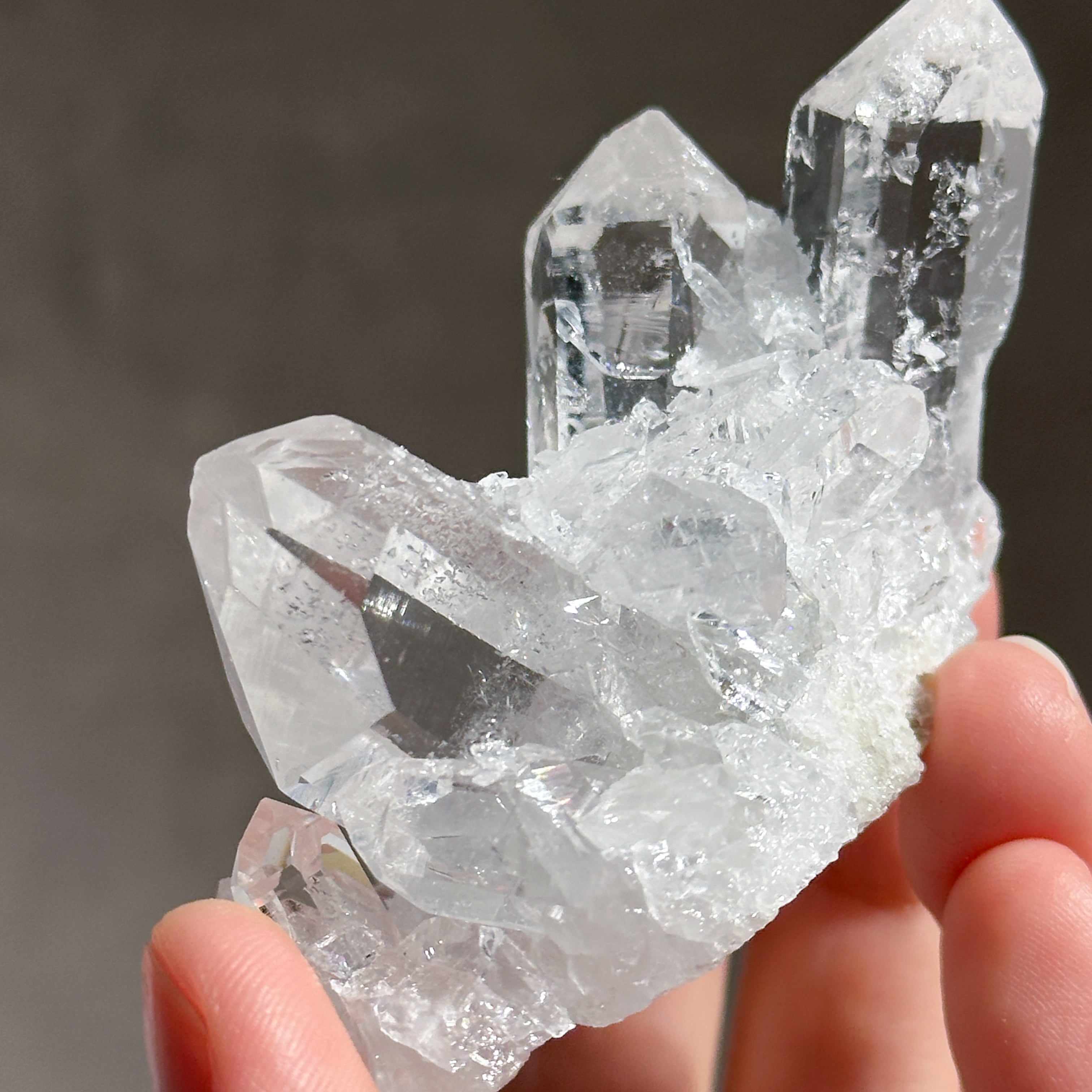 ゼッカ産水晶クリアクォーツ クラスター91◇ Clear Quartz ◇天然石