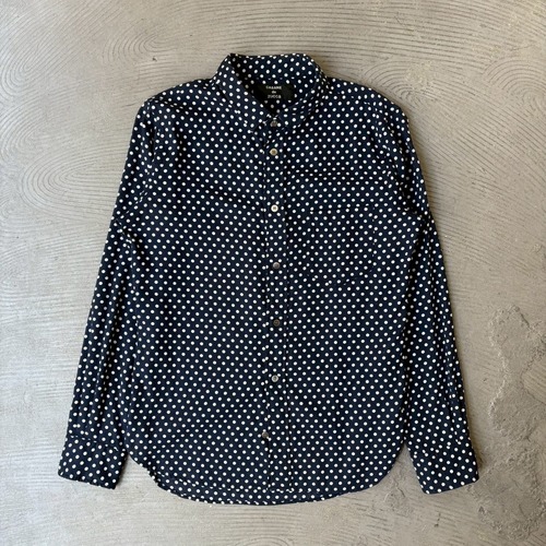 CABANE de ZUCCa / Dot design long sleeve shirt