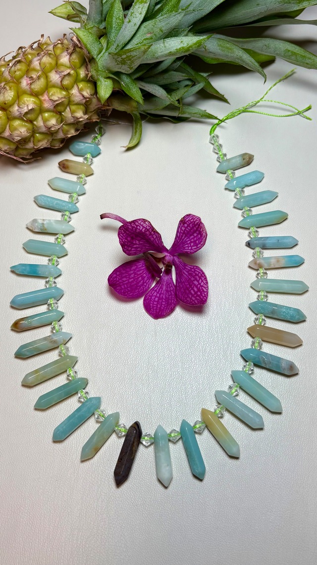 Amazonite Point (Pencil) Cut / アマゾナイト ポイント（ペンシル）カット