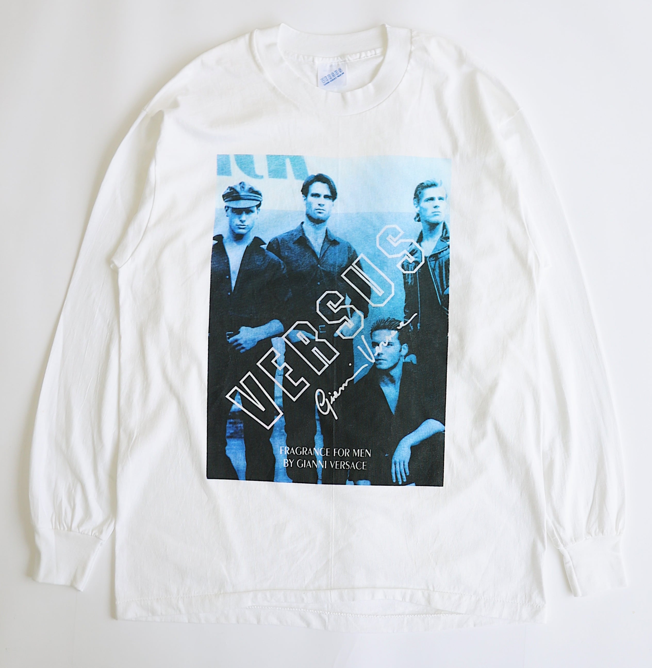 VERSUS GIANNI VERSACE PROFUMI PHOTO BY BRUCE WEBER L/S TSHIRT  