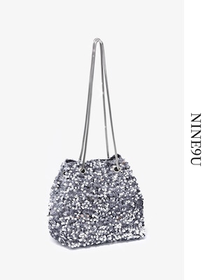 sequins metallic party mini-bag 3color【NINE-S7256】