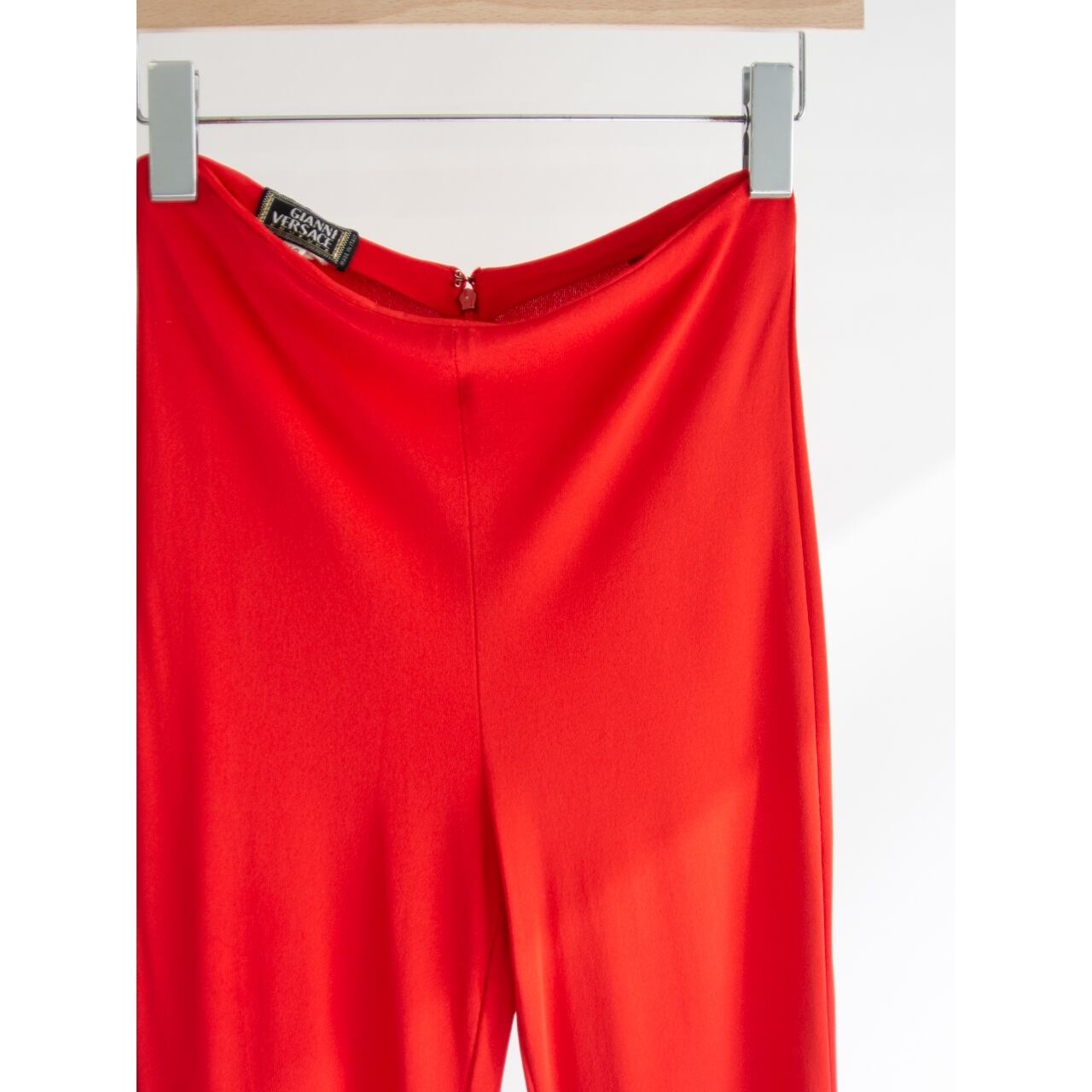 【GIANNI VERSACE】Made in Italy Viscose-Silk Jersey Pants(ジャンニヴェルサーチ イタリア製ヴィスコースシルクジャージパンツ)