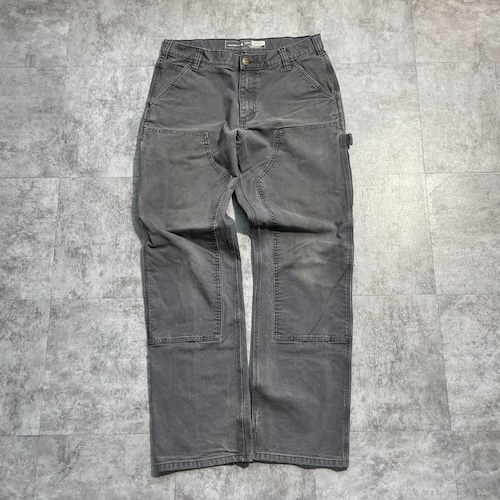 20s グレー ダブルニー Carhartt カーハート パンツ 34×34