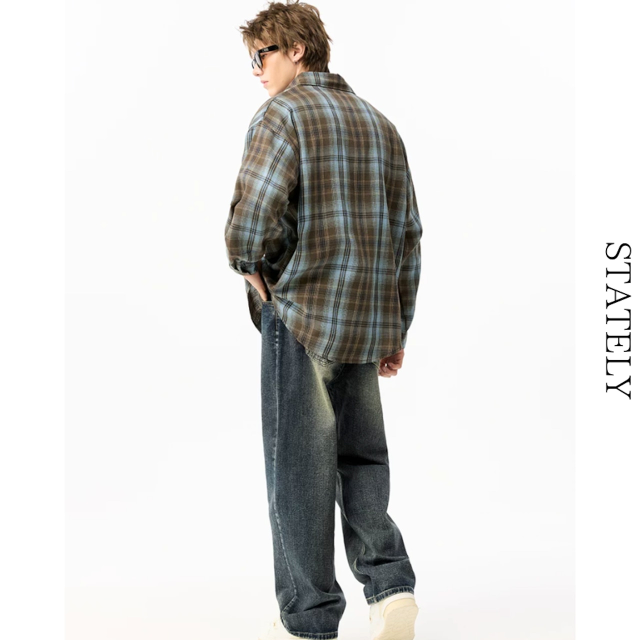 Vintage Check ネルシャツ_T22・画像4