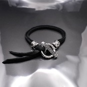 T-BAR LEATHER BRACELET / Tバーレザーブレスレット
