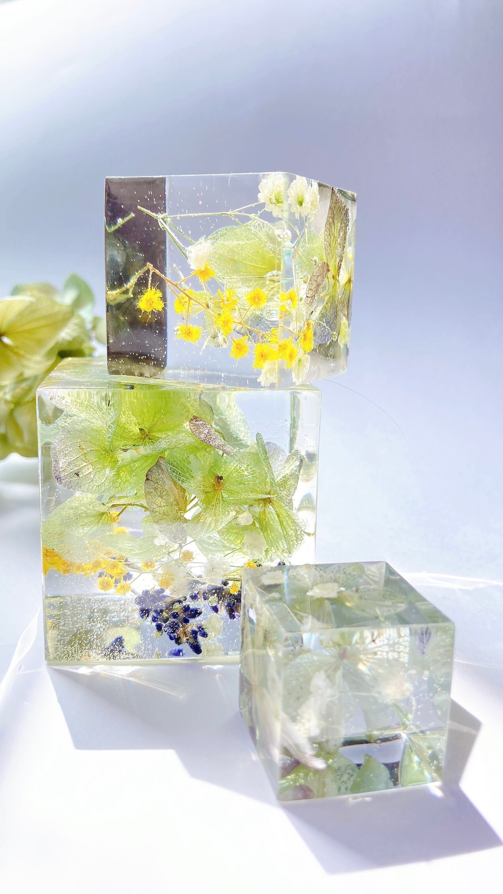 flower cube 【hydrangea】3set