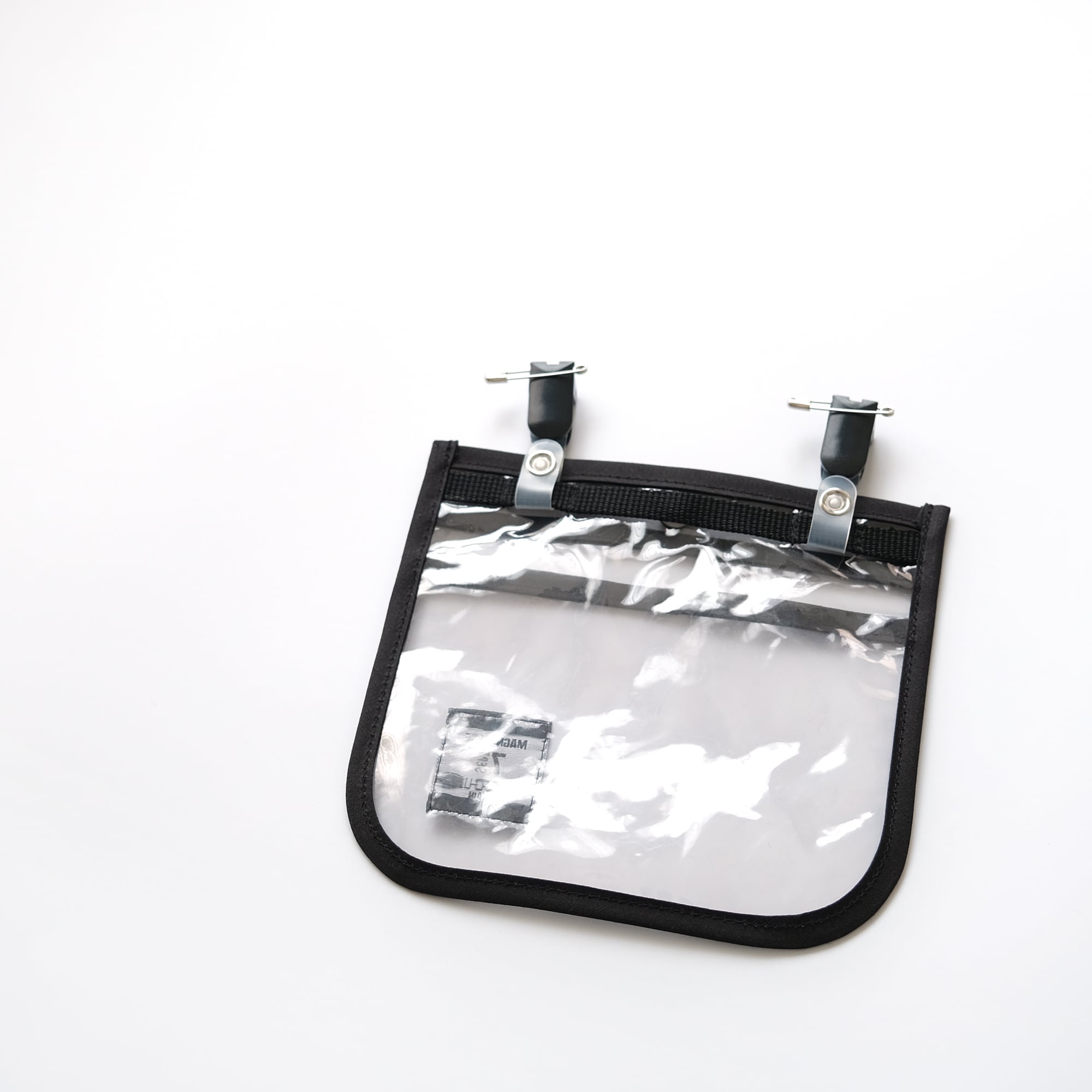 夏仕様☆PVCで作ったクリア移動ポケット◇トリプルポケット◇防水