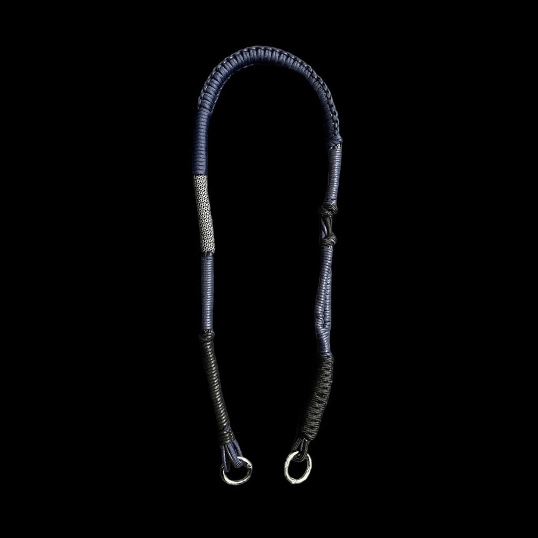 Eueeles (エウエエリス) rope / Navy×Black ショルダー ストラップ 