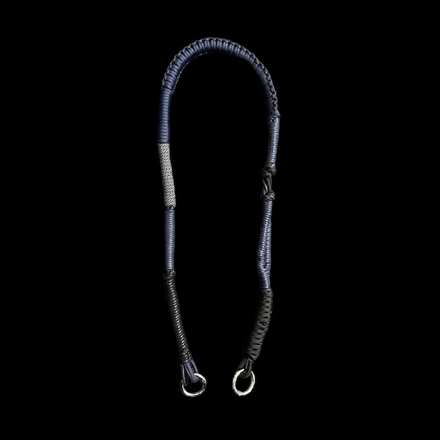 Eueeles (エウエエリス) rope / Navy×Black ショルダー ストラップ