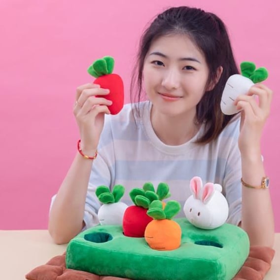 予約販売】ペット おもちゃ ニンジン畑 イチゴ畑 野菜畑 ウサギ ノーズ
